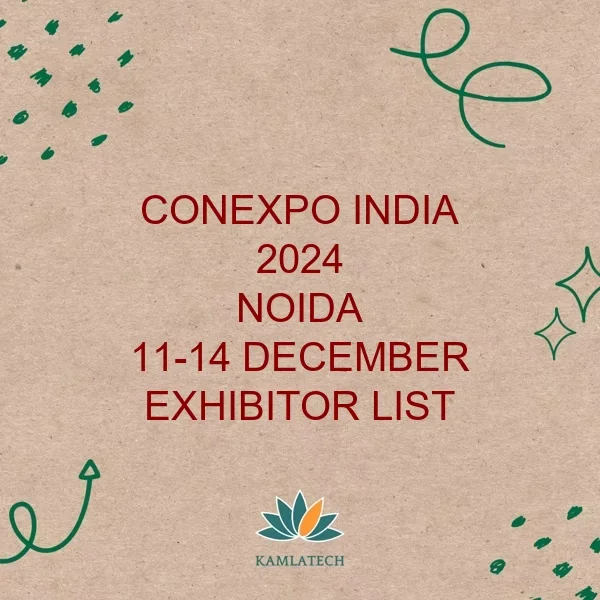CONEXPO INDIA 2024 (824 Exhibitors)